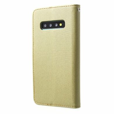 Чохол-книжка ROAR KOREA Cloth Texture для Samsung Galaxy S10 (G973) - Khaki