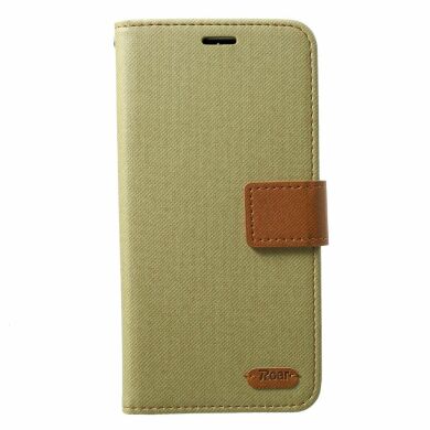 Чохол-книжка ROAR KOREA Cloth Texture для Samsung Galaxy S10 (G973) - Khaki