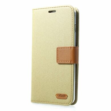 Чохол-книжка ROAR KOREA Cloth Texture для Samsung Galaxy S10 (G973) - Khaki