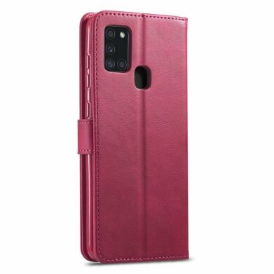 Чохол LC.IMEEKE Wallet Case для Samsung Galaxy A21s (A217) - Red