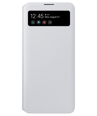 Чехол S View Wallet Cover для Samsung Galaxy A71 (А715) EF-EA715PWEGRU - White