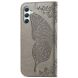 Чехол UniCase Butterfly Pattern для Samsung Galaxy A35 (A356) - Grey. Фото 4 из 5