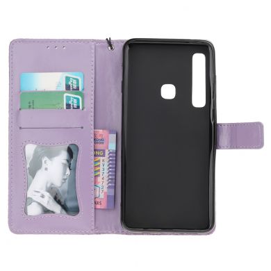 Чехол UniCase Leaf Wallet для Samsung Galaxy A9 2018 (A920) - Purple