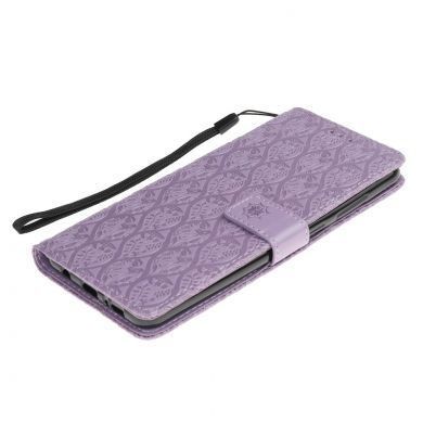 Чехол UniCase Leaf Wallet для Samsung Galaxy A9 2018 (A920) - Purple