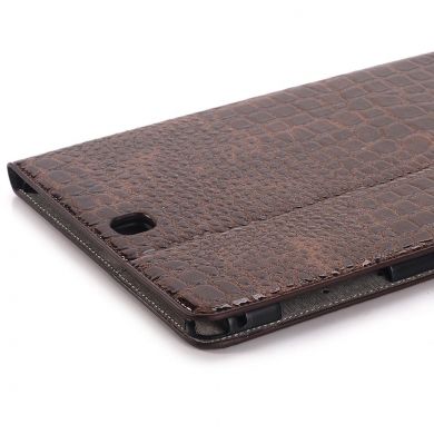 Чехол Deexe Crocodile Style для Samsung Galaxy Tab S2 9.7 (T810/815/819) - Brown