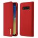 Кожаный чехол DUX DUCIS Wish Series для Samsung Galaxy S10e (G970) - Red. Фото 1 из 17