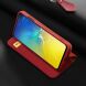 Кожаный чехол DUX DUCIS Wish Series для Samsung Galaxy S10e (G970) - Red. Фото 4 из 17