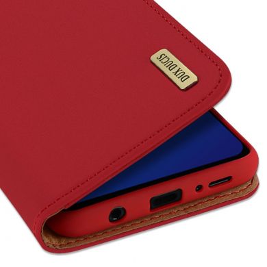Кожаный чехол DUX DUCIS Wish Series для Samsung Galaxy S9+ (G965) - Red