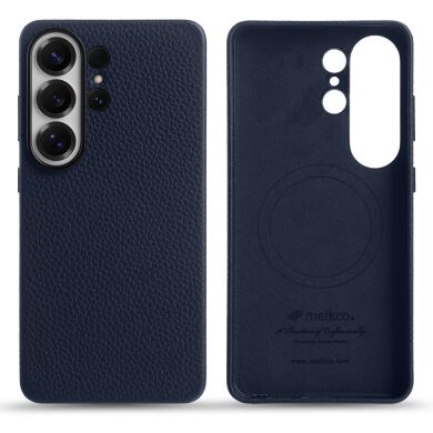 Шкіряний чохол MELKCO Leather Case Magnetic для Samsung Galaxy S26 Ultra (S948) - Dark Blue
