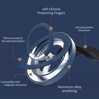 Магнітне кільце-тримач Reframe Rotation Magnetic Ring - Black
