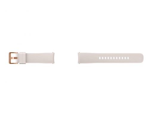 Оригинальный ремешок Silicon Strap для Samsung Galaxy Watch 42mm / Watch 3 41mm (ET-YSU81MSEGRU) - Silver