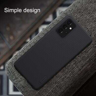 Пластиковий чохол NILLKIN Frosted Shield для Samsung Galaxy A72 (А725) - Black