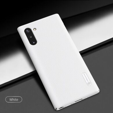 Пластиковый чехол NILLKIN Frosted Shield для Samsung Galaxy Note 10 (N970) - White