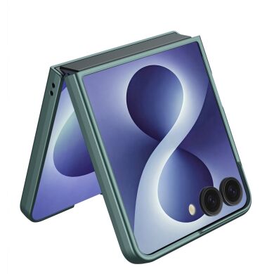 Пластиковый кейс GKK Hard Shell (FF) для Samsung Galaxy Flip 8 - Titanium Grey