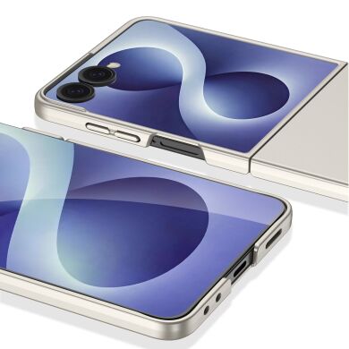 Пластиковый кейс GKK Hard Shell (FF) для Samsung Galaxy Flip 8 - Titanium Grey