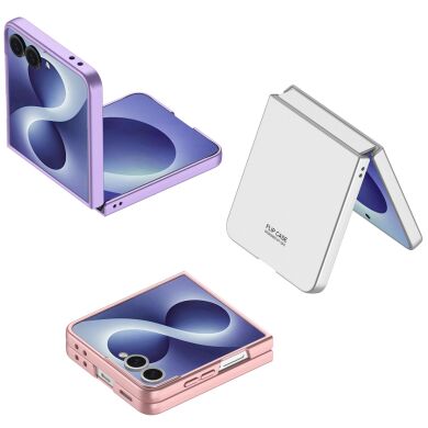 Пластиковый кейс GKK Hard Shell (FF) для Samsung Galaxy Flip 8 - Titanium Grey