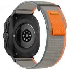 Ремінець Deexe Fastener Strap для Samsung Galaxy Watch Ultra (47mm) - Orange / Grey