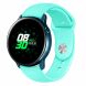 Ремешок Deexe Flexible Watch Band для Samsung Watch Active / Active 2 40mm / Active 2 44mm - Cyan. Фото 3 из 4