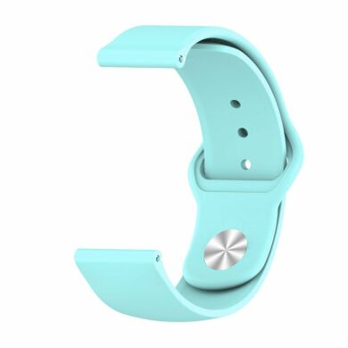 Ремінець Deexe Flexible Watch Band для Samsung Watch Active / Active 2 40mm / Active 2 44mm - Cyan