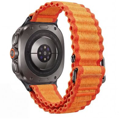 Ремінець Deexe Flow Snap для Samsung Galaxy Watch Ultra 2 / Ultra / Ultra (2025) - Orange