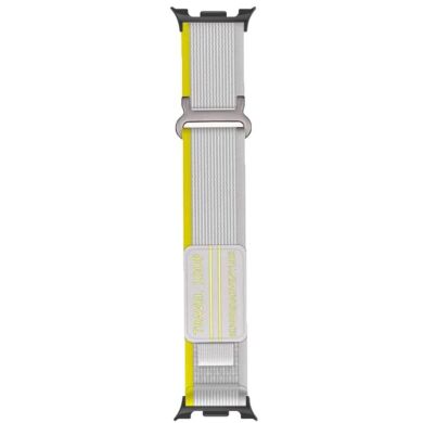 Ремешок Deexe Nylon Magic Tape для Samsung Galaxy Watch 8 (40/44mm) / 8 Classic - Beige