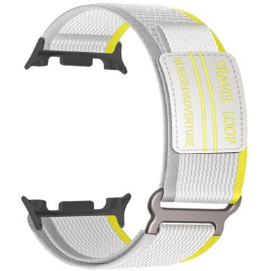 Ремешок Deexe Nylon Magic Tape для Samsung Galaxy Watch 8 (40/44mm) / 8 Classic - Beige