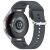 Ремешок Deexe Silicone Band для Samsung Galaxy Watch 4 / 4 Classic / 5 / 5 Pro / 6 / 6 Classic / 7 / FE - Dark Grey