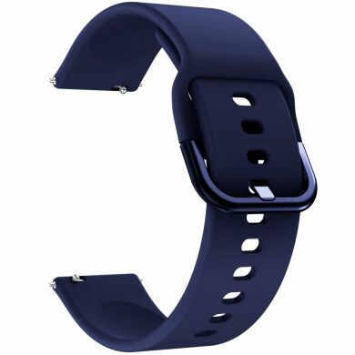 Ремінець Deexe Soft Silicone для годинників з шириною кріплення 22мм - Blue