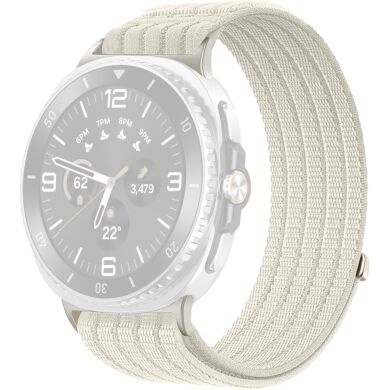 Ремешок Deexe Soft Weave для Samsung Galaxy Watch 8 (40/44mm) / 8 Classic - Starlight