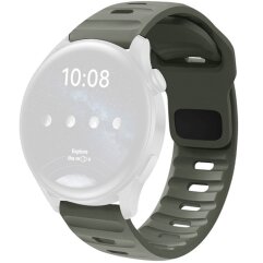 Ремешок Deexe Sport Band для часов с шириной крепления 20 мм - Grey Green