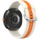 Ремешок Deexe Sport Strap для Samsung Galaxy Watch 8 (40/44mm) / 8 Classic - Starlight / Orange. Фото 1 из 6
