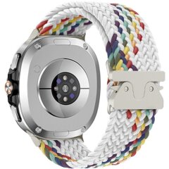 Ремешок Reframe Braided Strap для Samsung Galaxy Watch 8 (40/44mm) / 8 Classic - White / Rainbow
