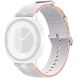 Ремешок Reframe Sport Linear для Samsung Galaxy Watch 8 (40/44mm) / 8 Classic - White / Orange. Фото 1 из 5