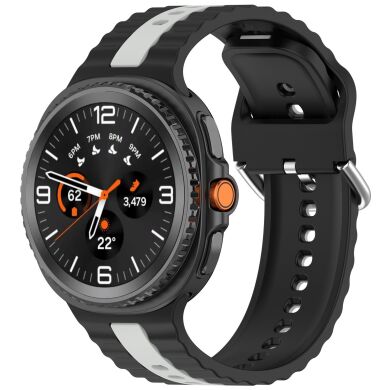 Ремешок Reframe Vertical Strip для Samsung Galaxy Watch 8 (40/44mm) / 8 Classic / Ultra (2025) - Black / Grey
