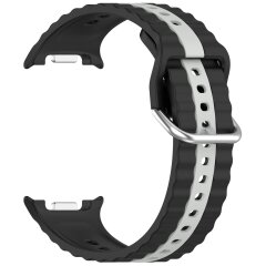 Ремешок Reframe Vertical Strip для Samsung Galaxy Watch 8 (40/44mm) / 8 Classic / Ultra (2025) - Black / Grey