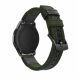 Ремешок UniCase Canvas Strap для Samsung Galaxy Watch 46mm / Watch 3 45mm / Gear S3 - Army Green. Фото 2 из 5