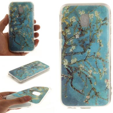 Силіконовий (TPU) чохол Deexe Life Style для Samsung Galaxy J3 2017 (J330)