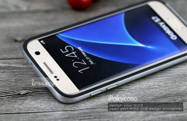 Защитная накладка IPAKY Hybrid Cover для Samsung Galaxy S7 (G930) - Silver