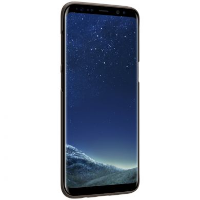 Пластиковый чехол NILLKIN Frosted Shield для Samsung Galaxy S8 Plus (G955) + пленка - Brown
