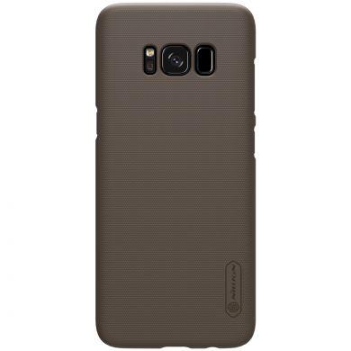 Пластиковый чехол NILLKIN Frosted Shield для Samsung Galaxy S8 Plus (G955) + пленка - Brown
