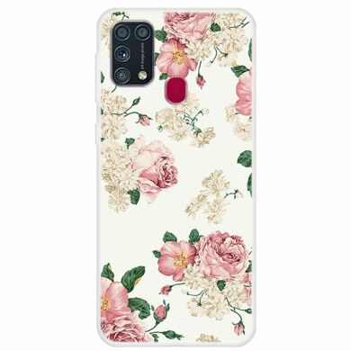 Силиконовый (TPU) чехол Deexe Life Style для Samsung Galaxy M31 (M315) - Pretty Flower