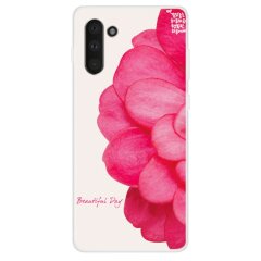 Силіконовий (TPU) чохол Deexe Life Style для Samsung Galaxy Note 10 (N970) - Rose Flower