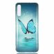 Силіконовий (TPU) чохол Deexe LumiCase для Samsung Galaxy A70 (A705) - Blue Butterfly