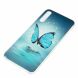 Силіконовий (TPU) чохол Deexe LumiCase для Samsung Galaxy A70 (A705) - Blue Butterfly