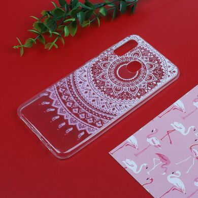 Силиконовый (TPU) чехол Deexe Pretty Glossy для Samsung Galaxy A10s (A107) - Ethnic Style Printing TPU