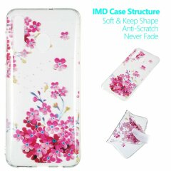 Силіконовий (TPU) чохол Deexe Pretty Glossy для Samsung Galaxy A50 (A505) - Pink Flowers