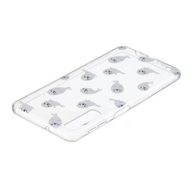 Силиконовый (TPU) чехол Deexe Pretty Glossy для Samsung Galaxy A7 2018 (A750) - Sea Lion