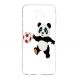 Силіконовий (TPU) чохол Deexe Pretty Glossy для Samsung Galaxy J6+ (J610) - Panda Plays Football