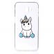 Силиконовый (TPU) чехол Deexe Pretty Glossy для Samsung Galaxy J6+ (J610) - Adorable Unicorn. Фото 2 из 5