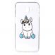 Силіконовий (TPU) чохол Deexe Pretty Glossy для Samsung Galaxy J6+ (J610) - Adorable Unicorn